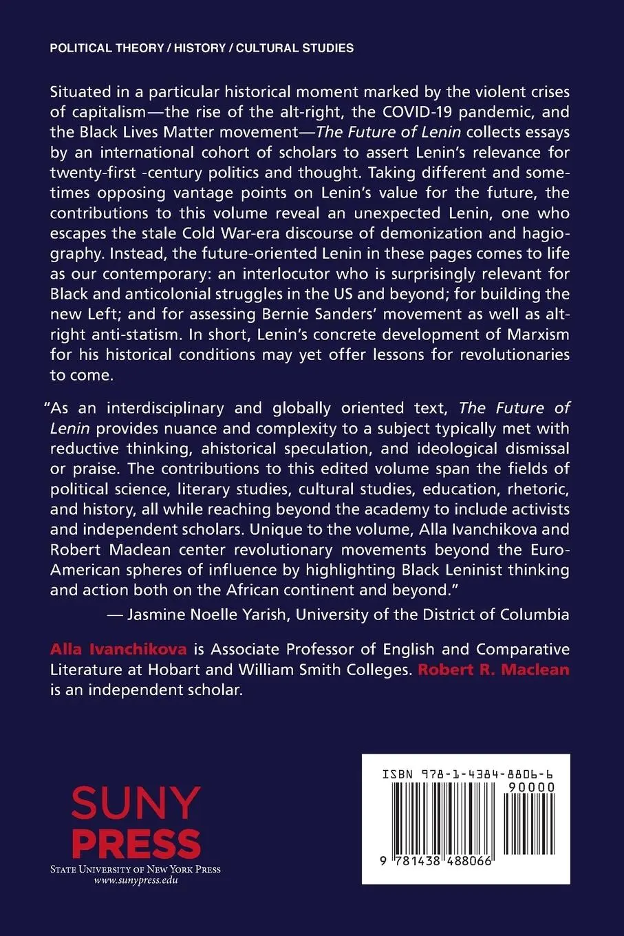 Rückseite: 9781438488066 | The Future of Lenin | Alla Ivanchikova (u. a.) | Taschenbuch | 2023