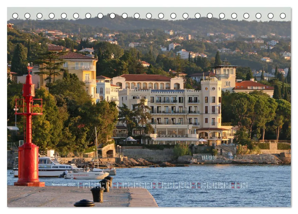 Bild: 9783457928066 | Zauberhaftes Opatija (Tischkalender 2026 DIN A5 quer), CALVENDO...