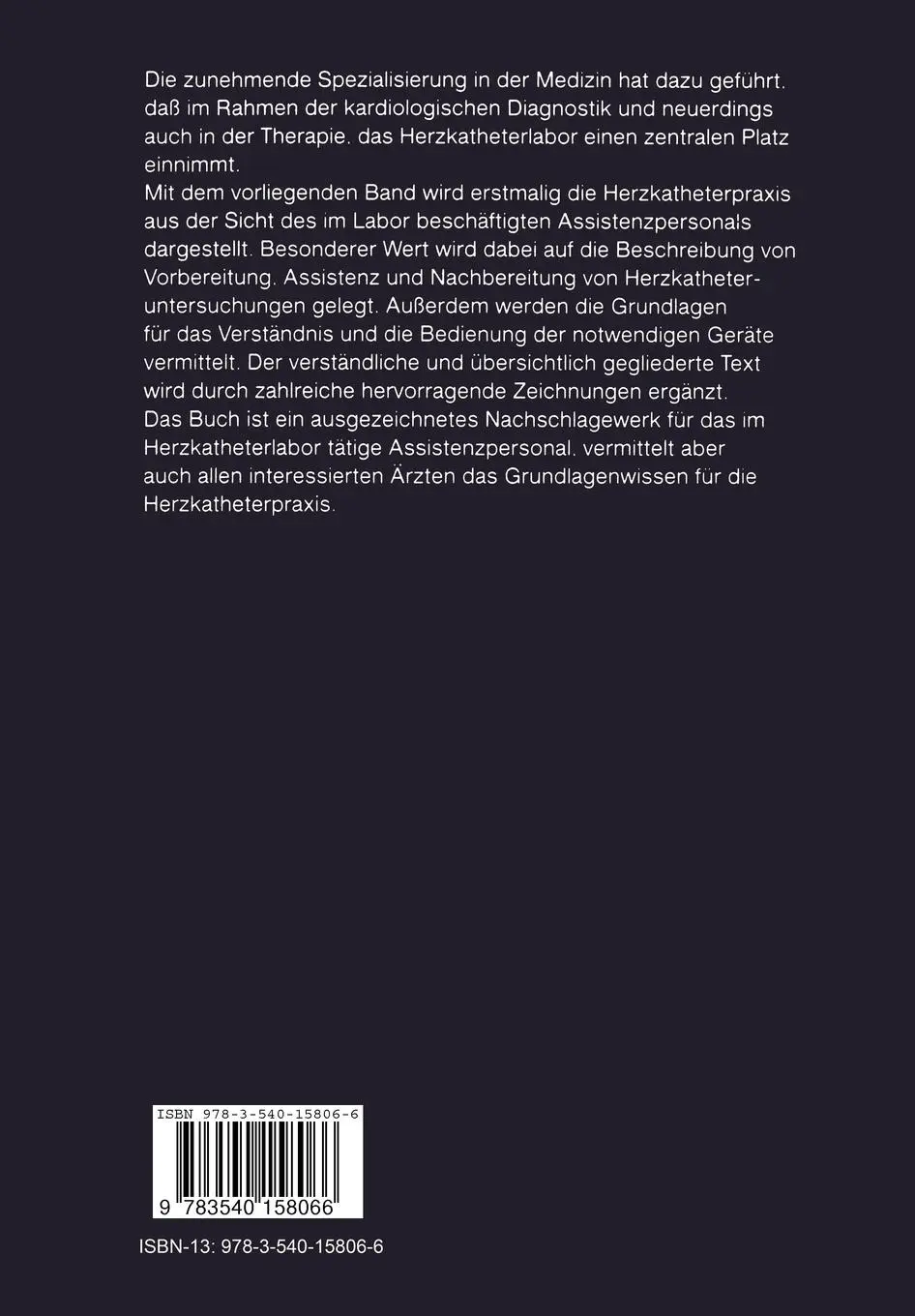 Rückseite: 9783540158066 | Herzkatheterpraxis | Ralf Birkenfeld (u. a.) | Taschenbuch | xii