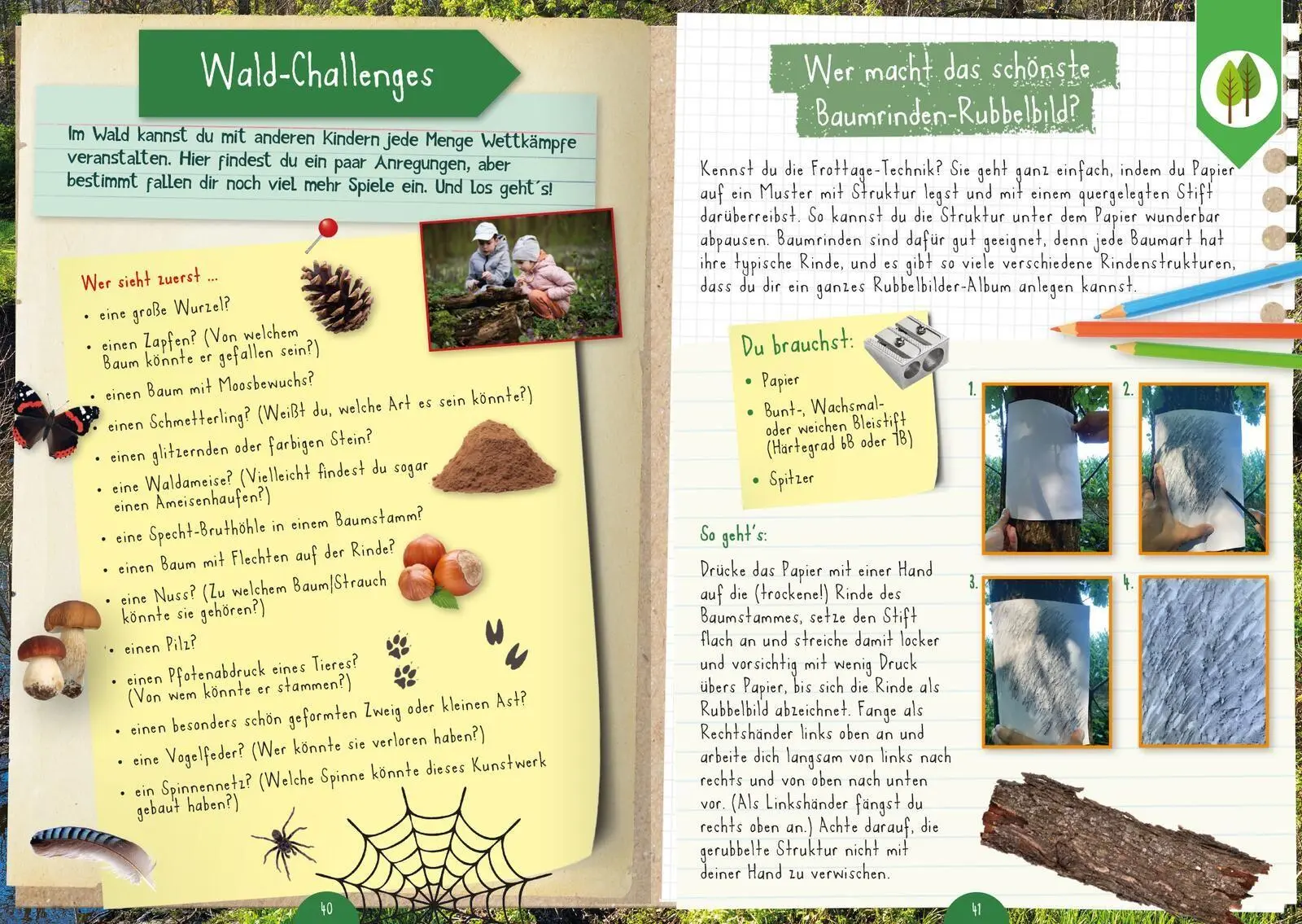 Bild: 9783845868066 | Naturforscher-Kids - Mitmachbuch im Wald | Angelika Huber-Janisch