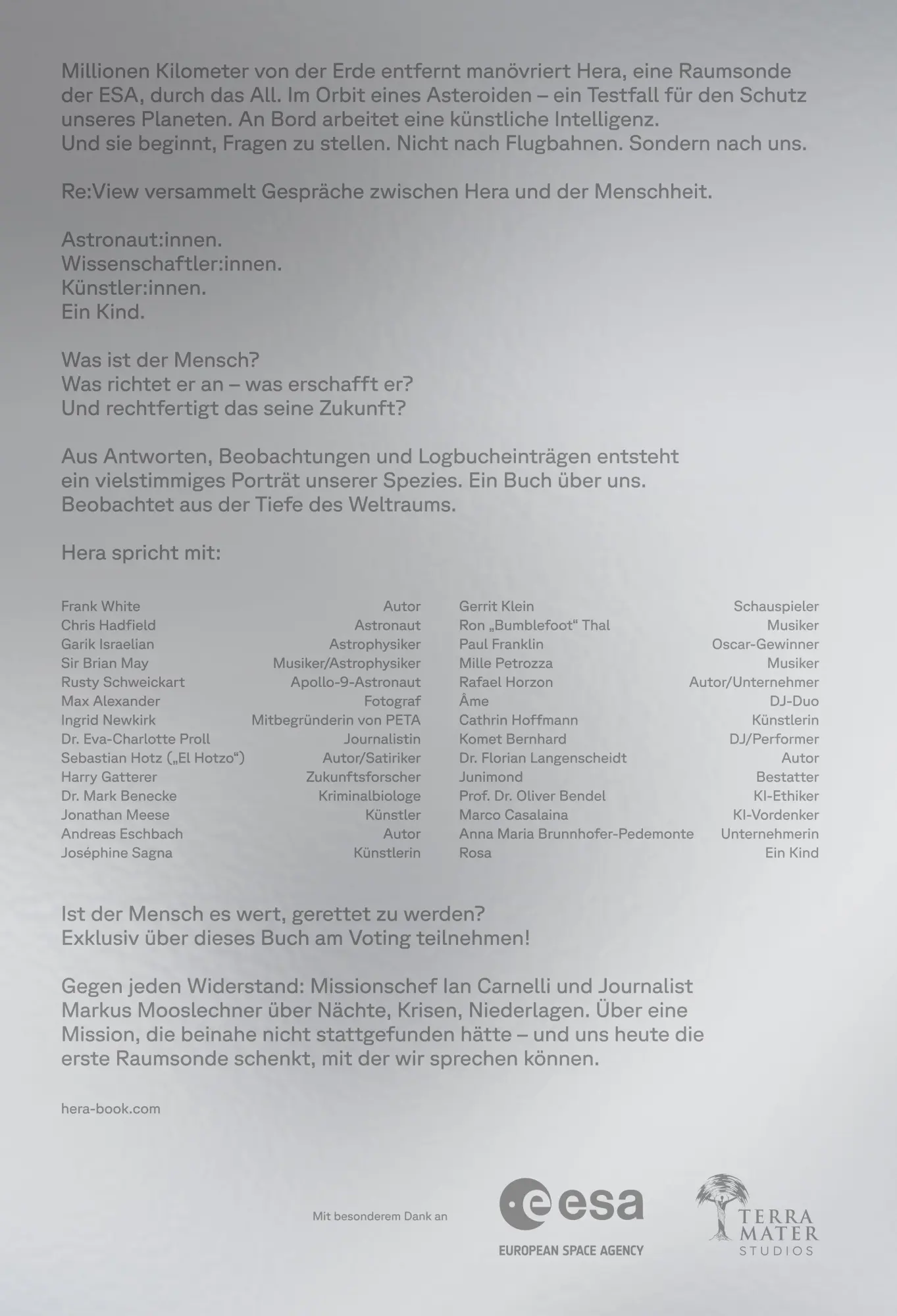 Bild: 9783911408066 | REVIEW - Wozu die Menschheit retten? | Markus Mooslechner (u. a.)