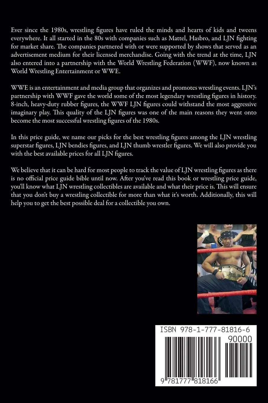Rückseite: 9781777818166 | Wrestling Price Guide Figures Edition Volume 1 | Guides | Taschenbuch