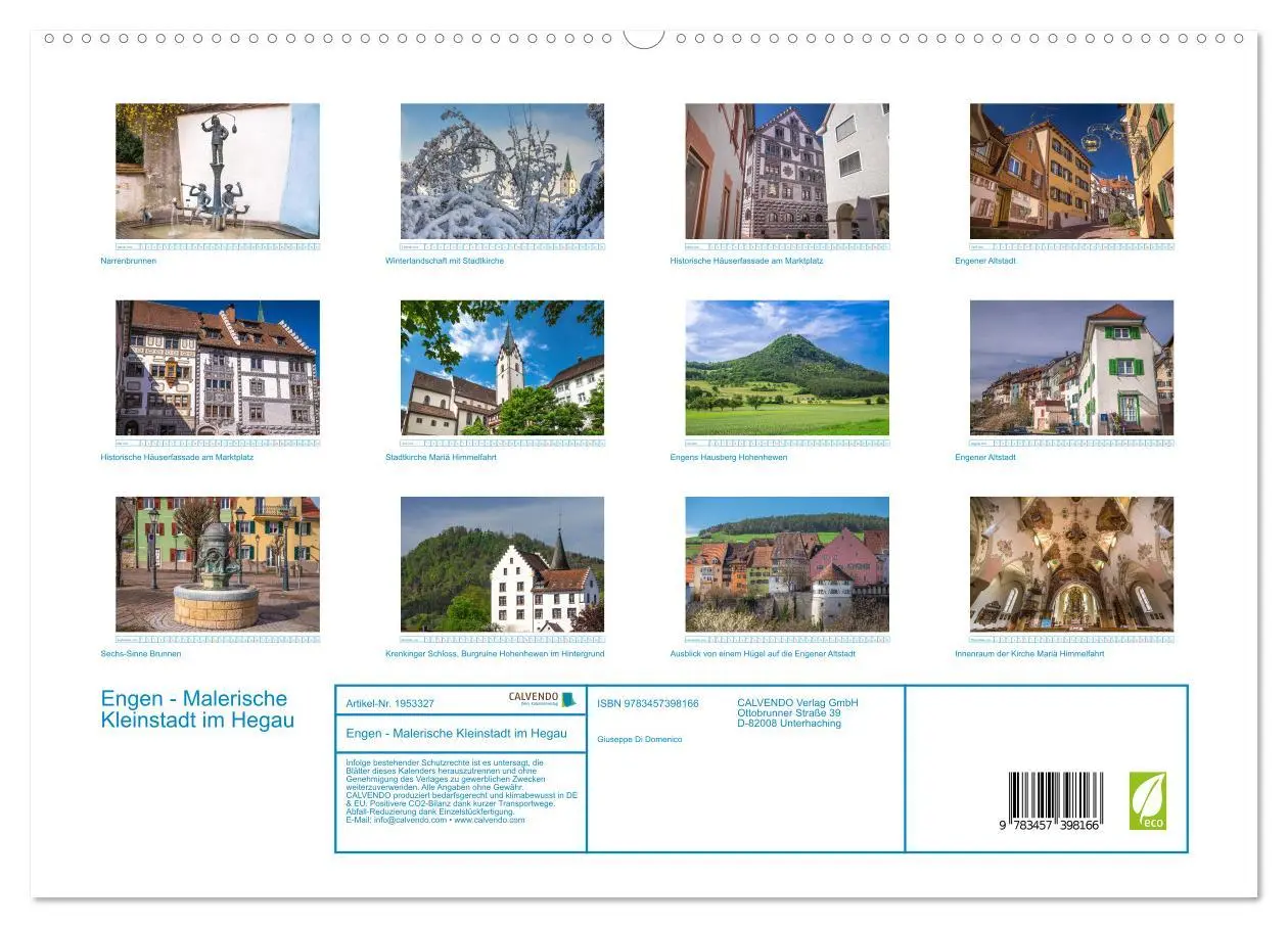 Bild: 9783457398166 | Engen - Malerische Kleinstadt im Hegau (hochwertiger Premium...