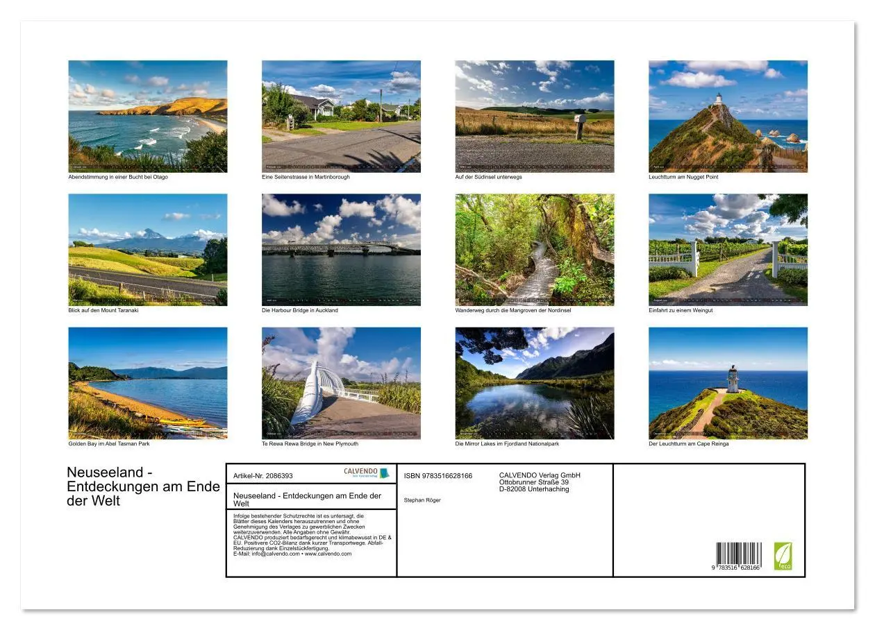 Bild: 9783516628166 | Neuseeland - Entdeckungen am Ende der Welt (Wandkalender 2026 DIN...