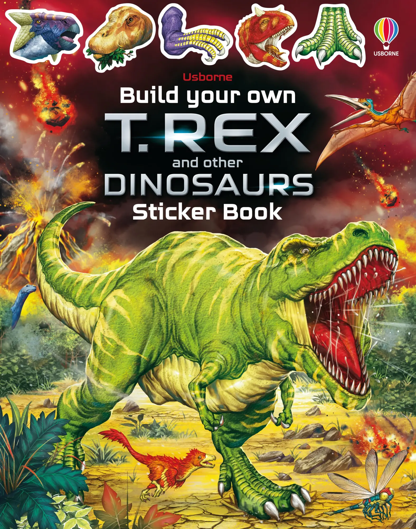 Cover: 9781801318266 | Build Your Own T. Rex and Other Dinosaurs Sticker Book | Sam Smith