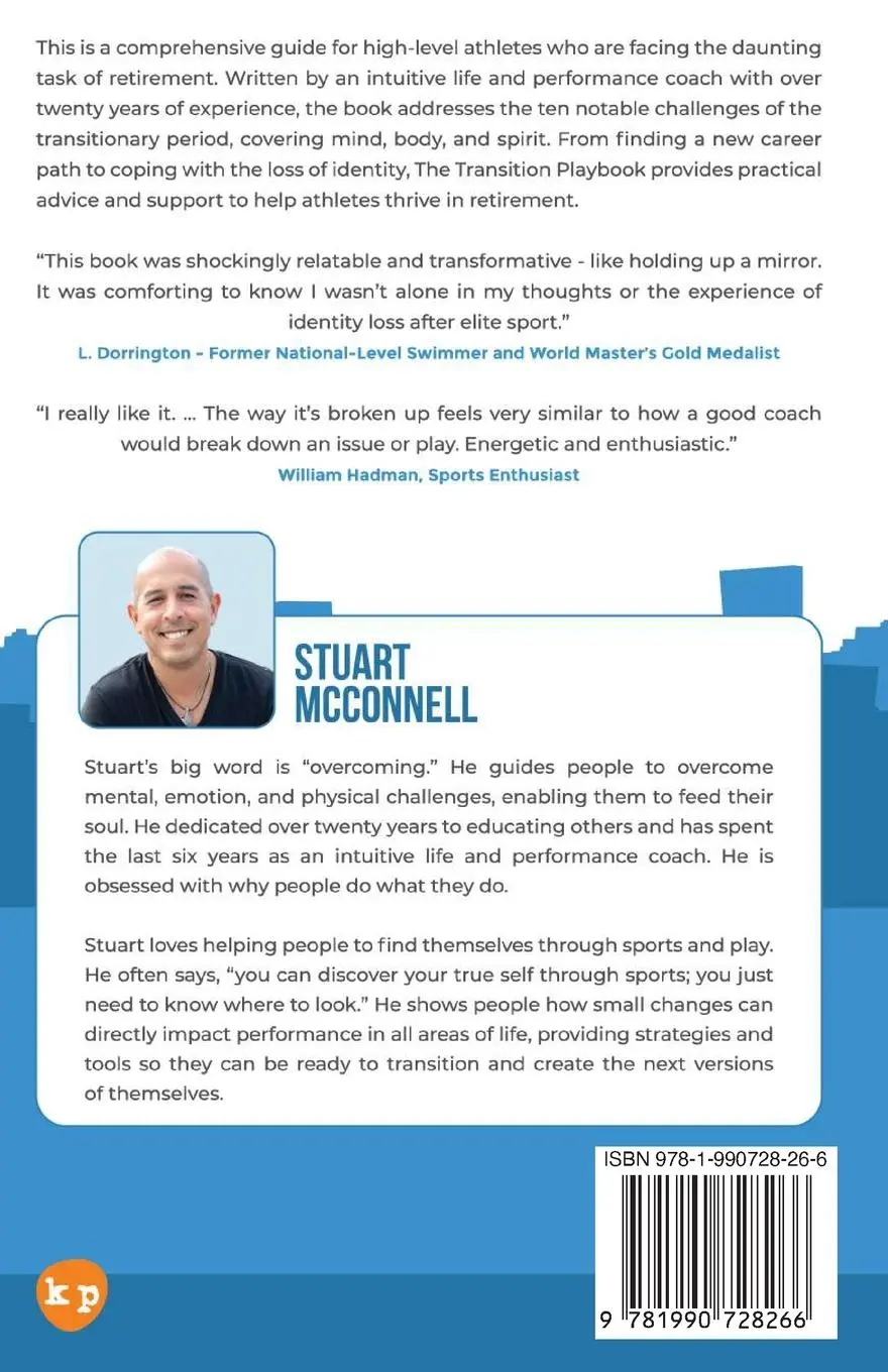 Rückseite: 9781990728266 | The Transition Playbook | Finding Purpose in Retirement as an Athlete