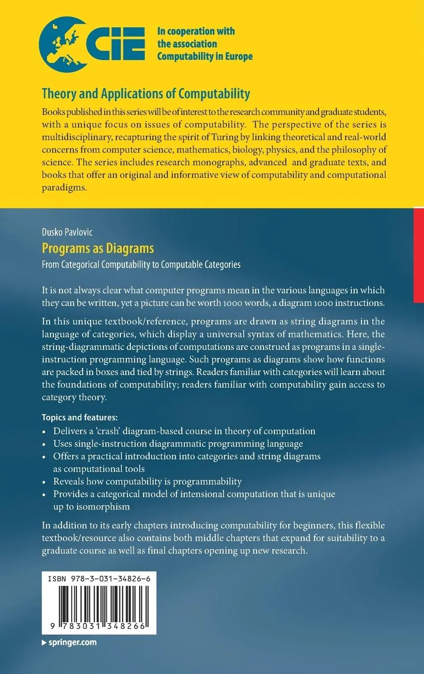 Rückseite: 9783031348266 | Programs as Diagrams | Dusko Pavlovic | Buch | xvii | Englisch | 2023