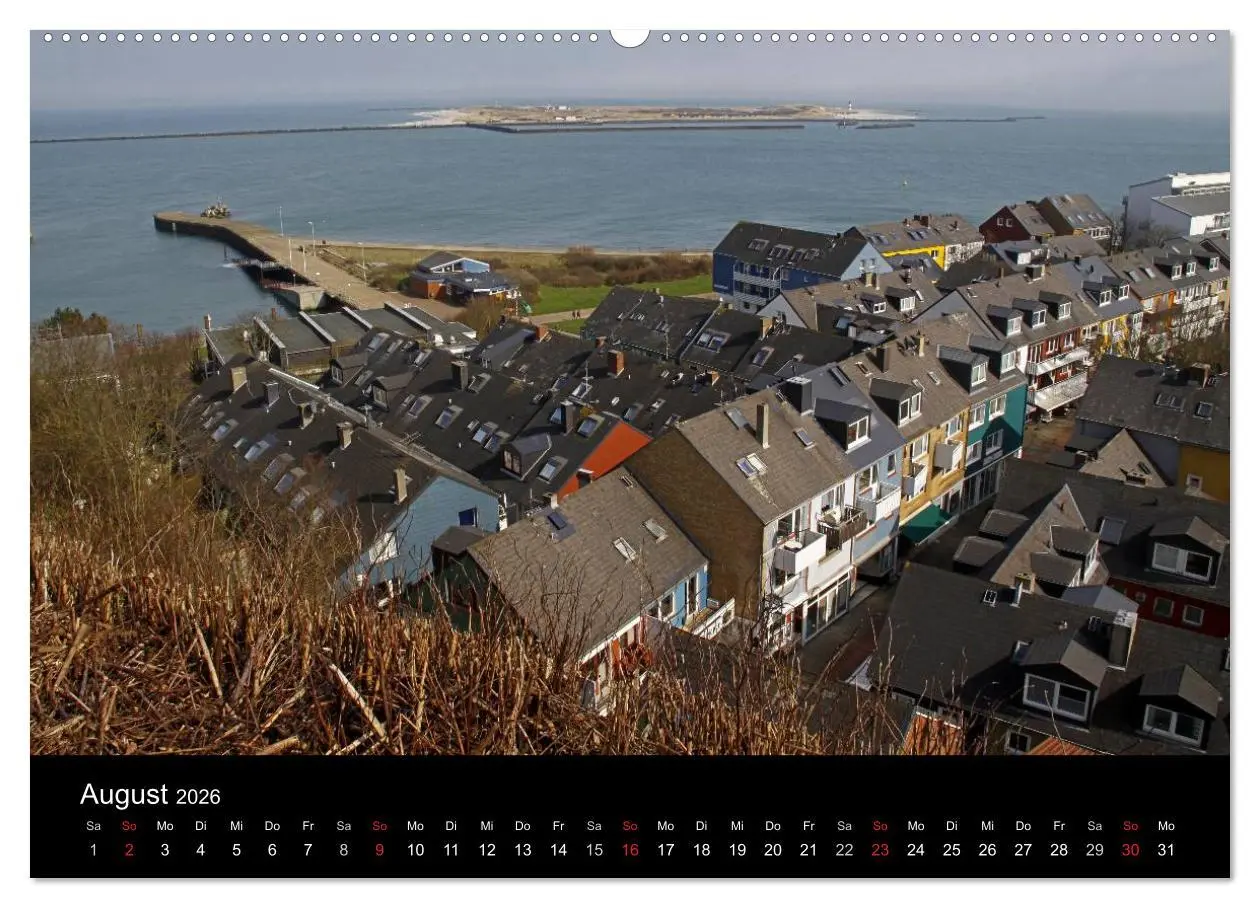 Bild: 9783516168266 | Helgoland (Wandkalender 2026 DIN A2 quer), CALVENDO Monatskalender