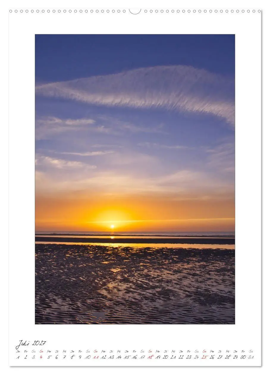 Bild: 9783594218266 | Insel Amrum (Wandkalender 2027 DIN A2 hoch), CALVENDO Monatskalender