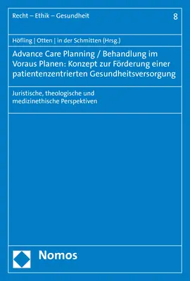 Cover: 9783848748266 | Advance Care Planning / Behandlung im Voraus Planen: Konzept zur...