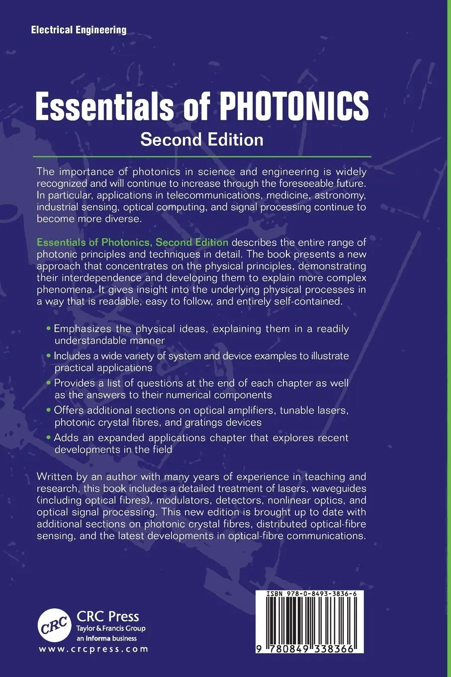 Rückseite: 9780849338366 | Essentials of Photonics | Alan Rogers | Taschenbuch | Englisch | 2008