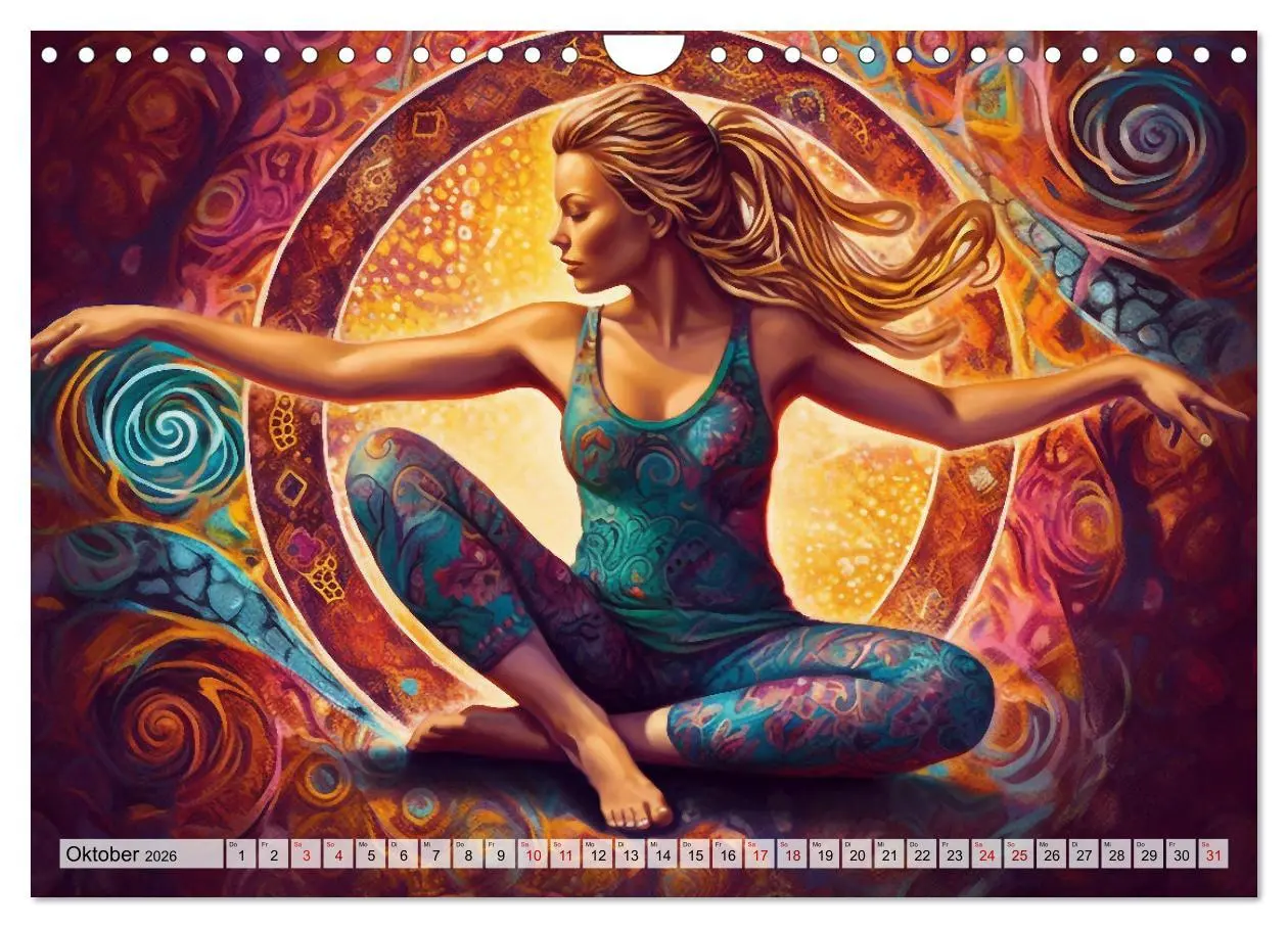 Bild: 9783457378366 | Yoga, die innere Balance (Wandkalender 2026 DIN A4 quer), CALVENDO...