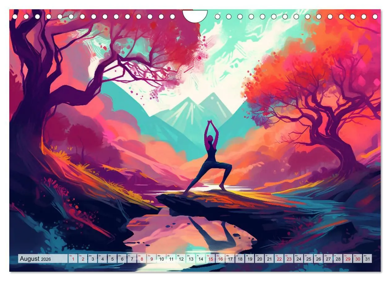 Bild: 9783457378366 | Yoga, die innere Balance (Wandkalender 2026 DIN A4 quer), CALVENDO...
