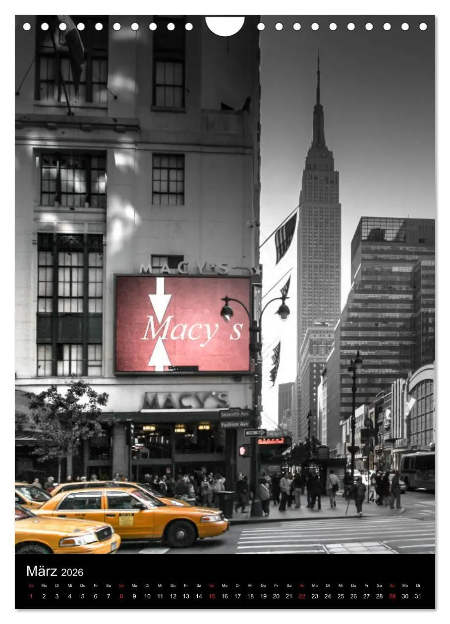 Bild: 9783516398366 | New York City - Color Glow Edition (Wandkalender 2026 DIN A4 hoch),...