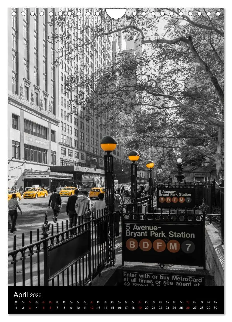 Bild: 9783516398366 | New York City - Color Glow Edition (Wandkalender 2026 DIN A4 hoch),...
