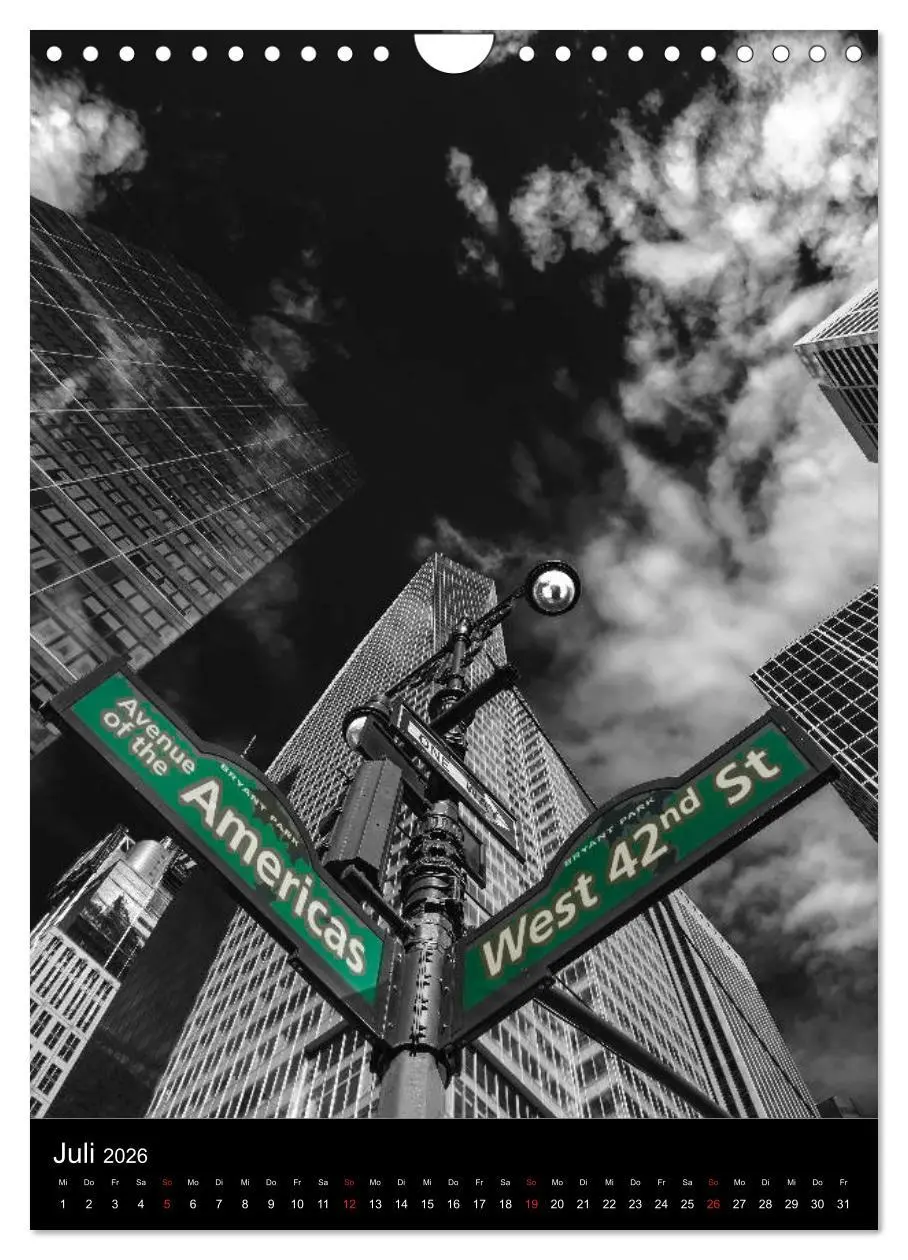 Bild: 9783516398366 | New York City - Color Glow Edition (Wandkalender 2026 DIN A4 hoch),...
