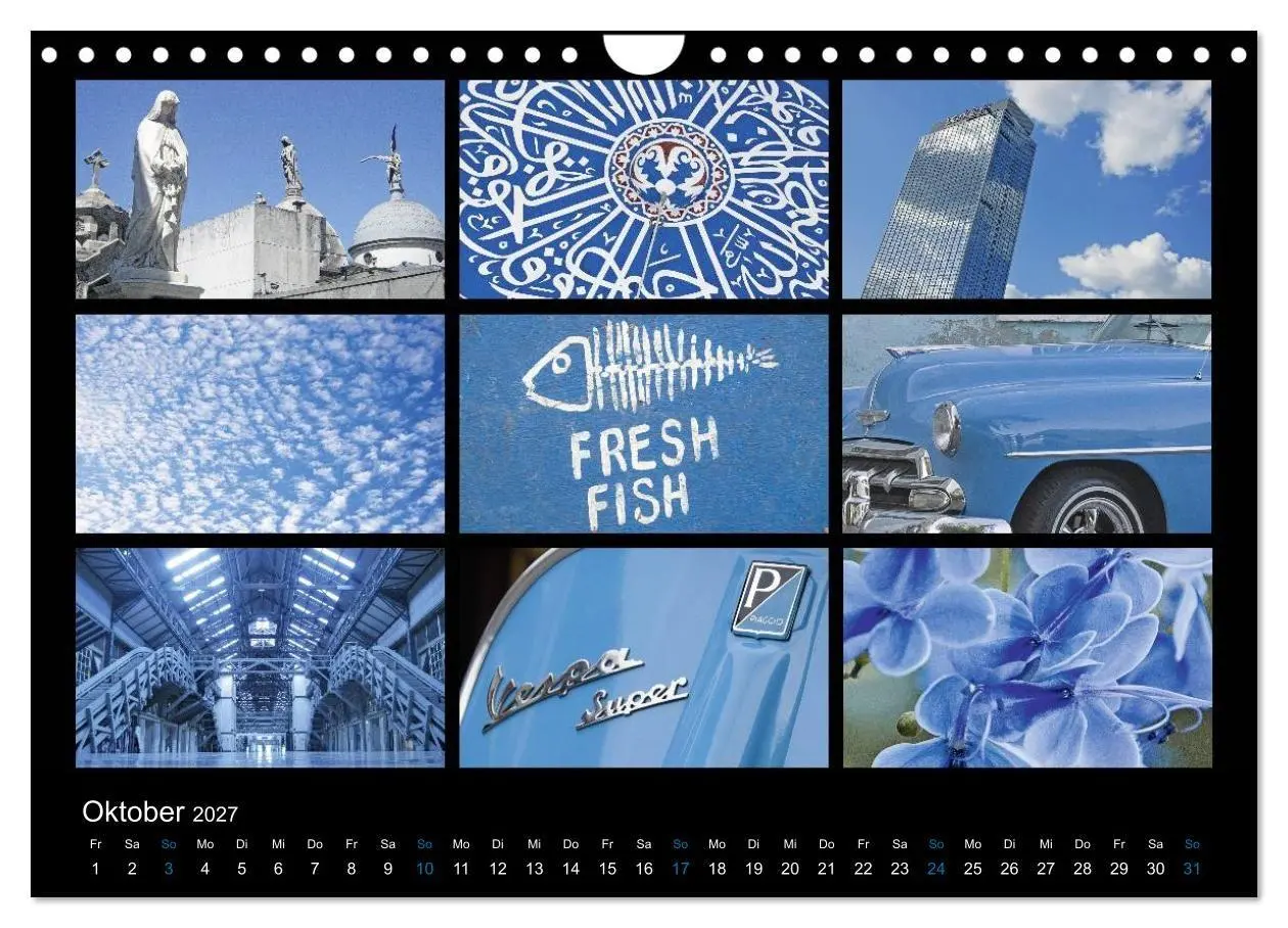 Bild: 9783594208366 | Colours (Wandkalender 2027 DIN A4 quer), CALVENDO Monatskalender