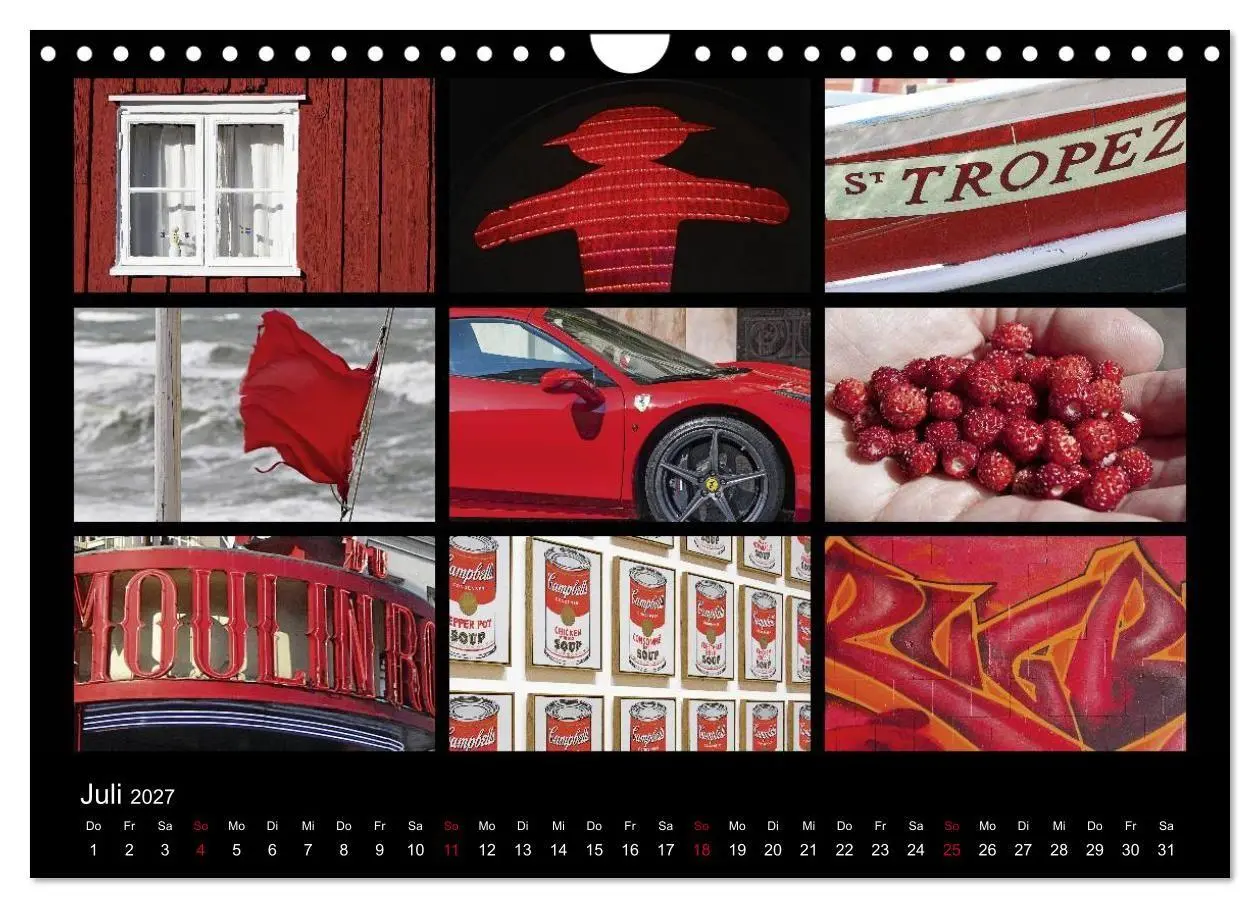 Bild: 9783594208366 | Colours (Wandkalender 2027 DIN A4 quer), CALVENDO Monatskalender