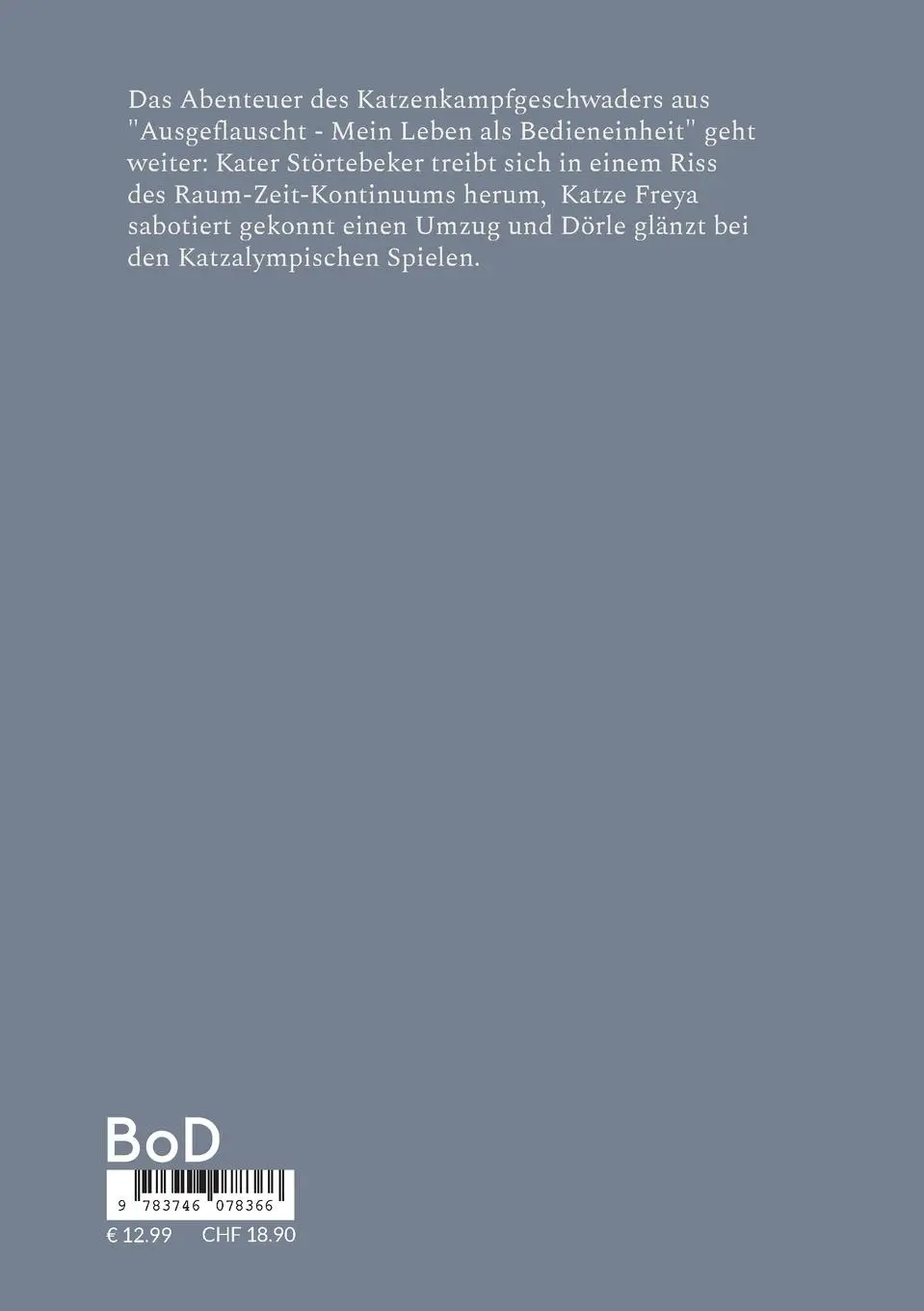 Rückseite: 9783746078366 | Kisten, Katzies, Kat(z)astrophen | Mehr Leben als Bedieneinheit | Buch