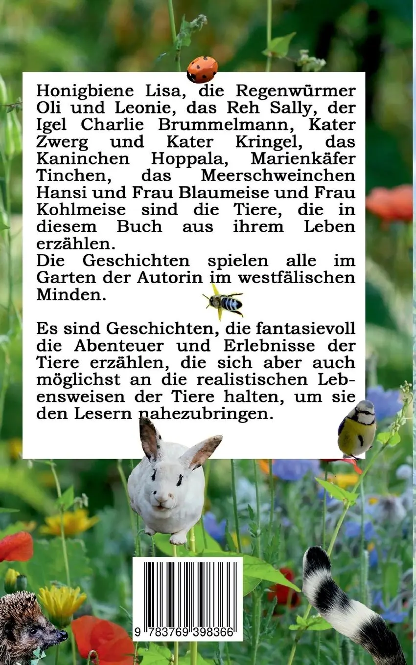 Rückseite: 9783769398366 | Tiere erzählen aus ihrem Leben | Susi Menzel | Taschenbuch | 216 S.