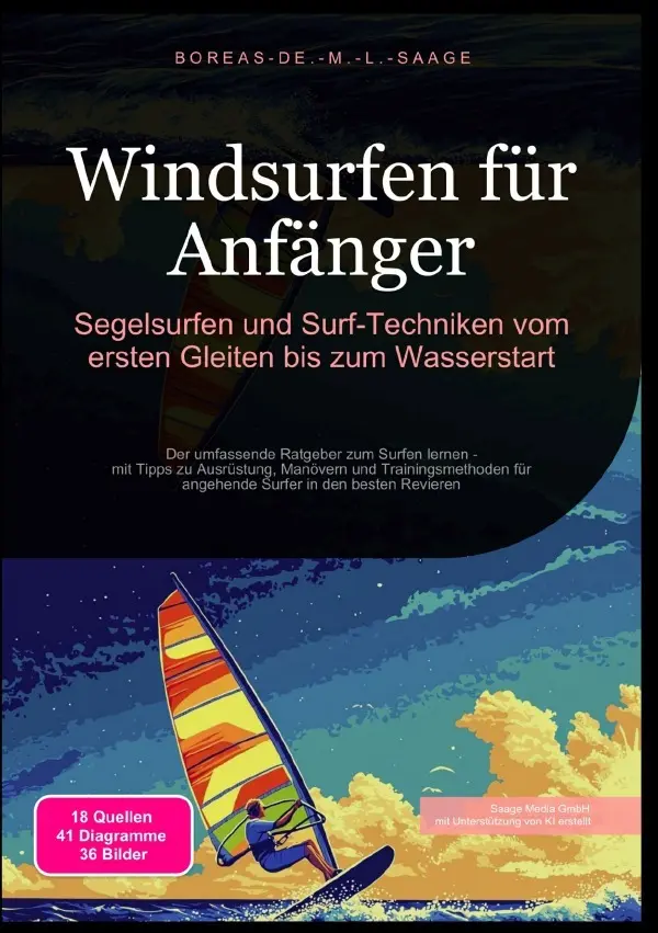 Cover: 9783819718366 | Windsurfen für Anfänger: Segelsurfen und Surf-Techniken vom ersten...