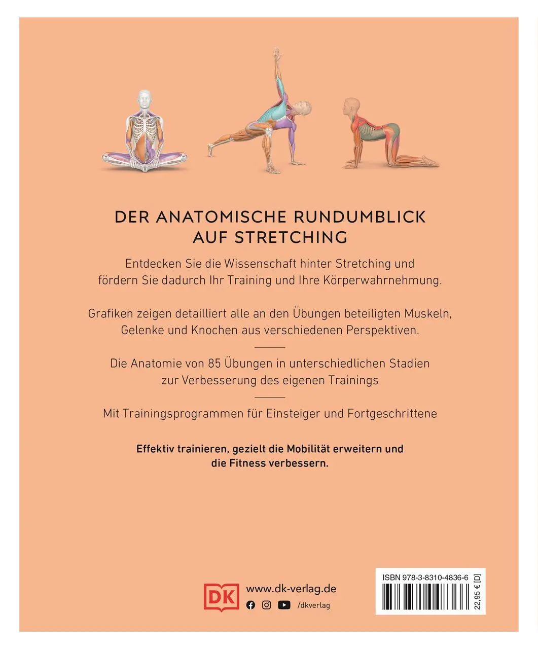 Rückseite: 9783831048366 | Stretching - Die Anatomie verstehen | Leada Malek | Taschenbuch | 2023