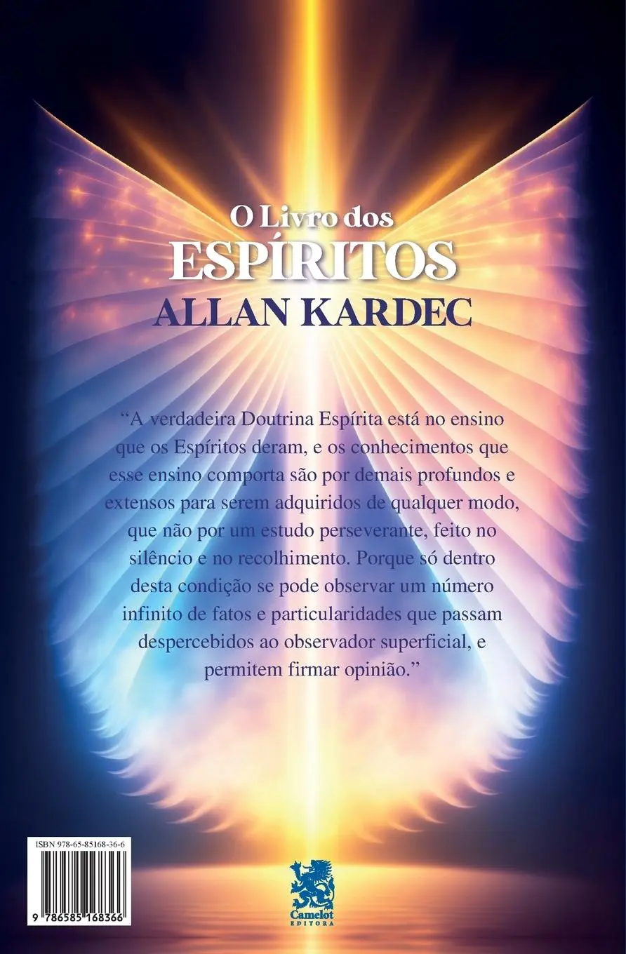 Rückseite: 9786585168366 | O Livro dos Espíritos | Allan Kardec | Taschenbuch | Portugiesisch