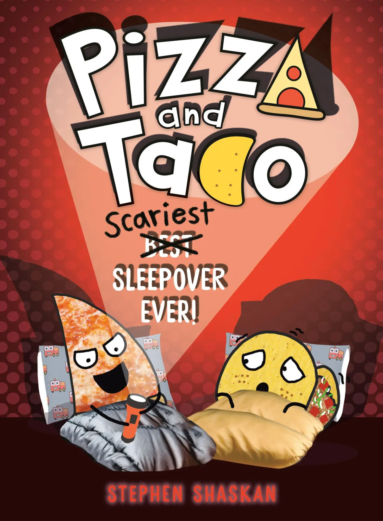 Cover: 9798217118366 | Pizza and Taco: Scariest Sleepover Ever! | (A Graphic Novel) | Shaskan