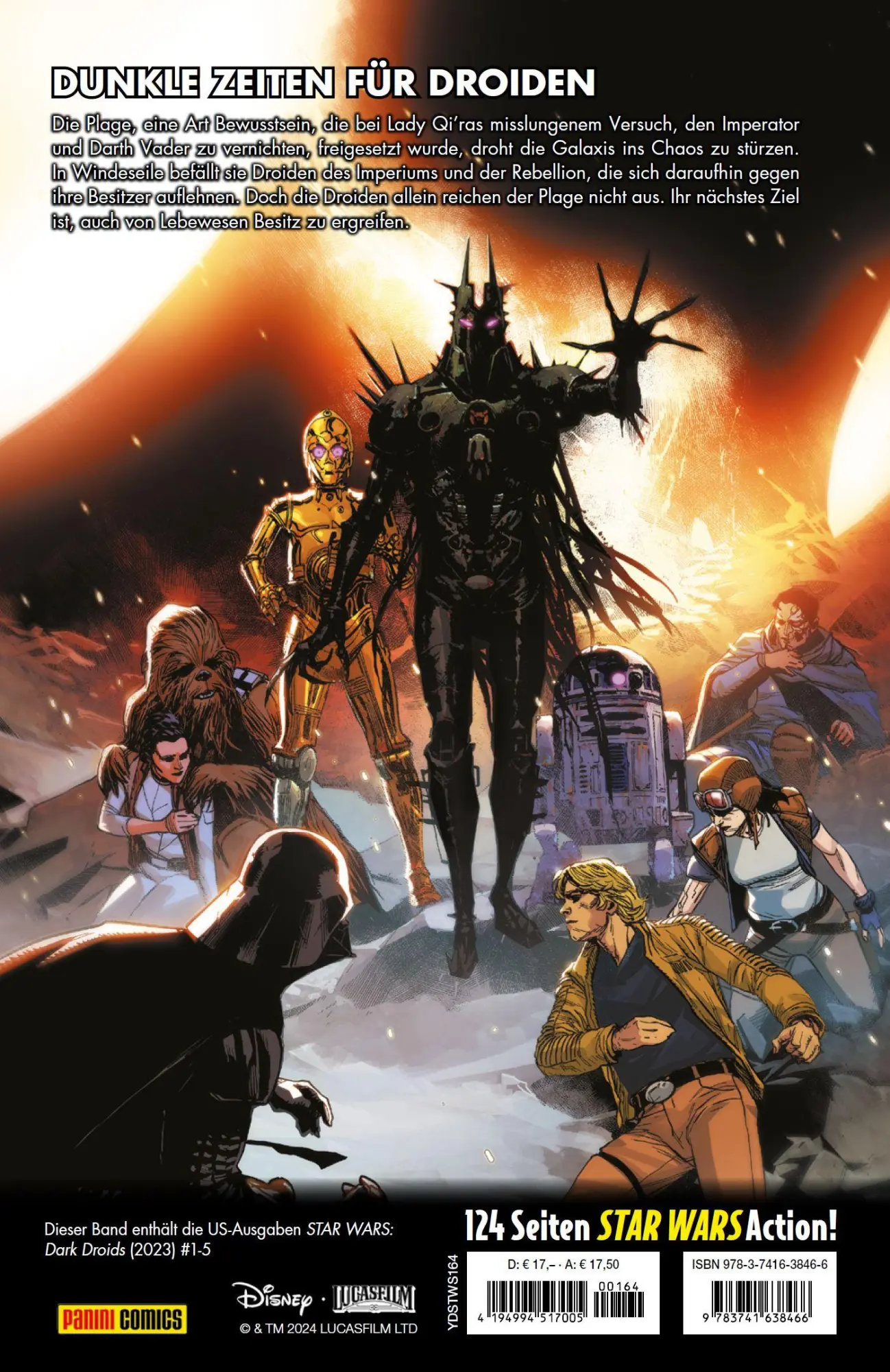 Rückseite: 9783741638466 | Star Wars Comics: Dunkle Droiden | Charles Soule | Taschenbuch | 2024