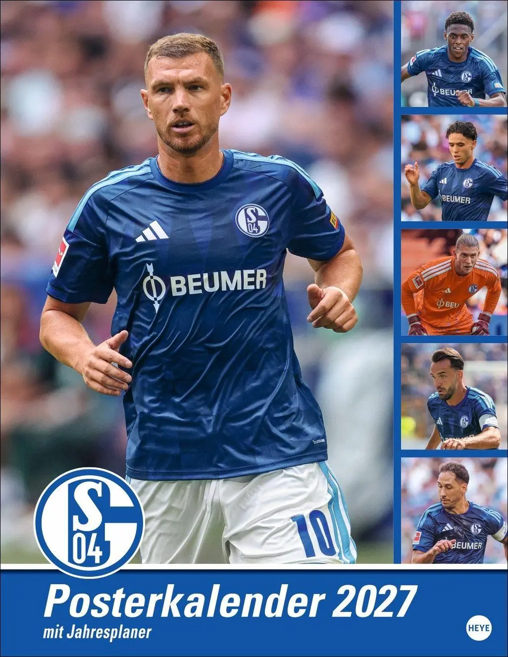 Cover: 9783756418466 | Schalke 04 Posterkalender 2027 | Kalender | Bundesliga Kalender Heye