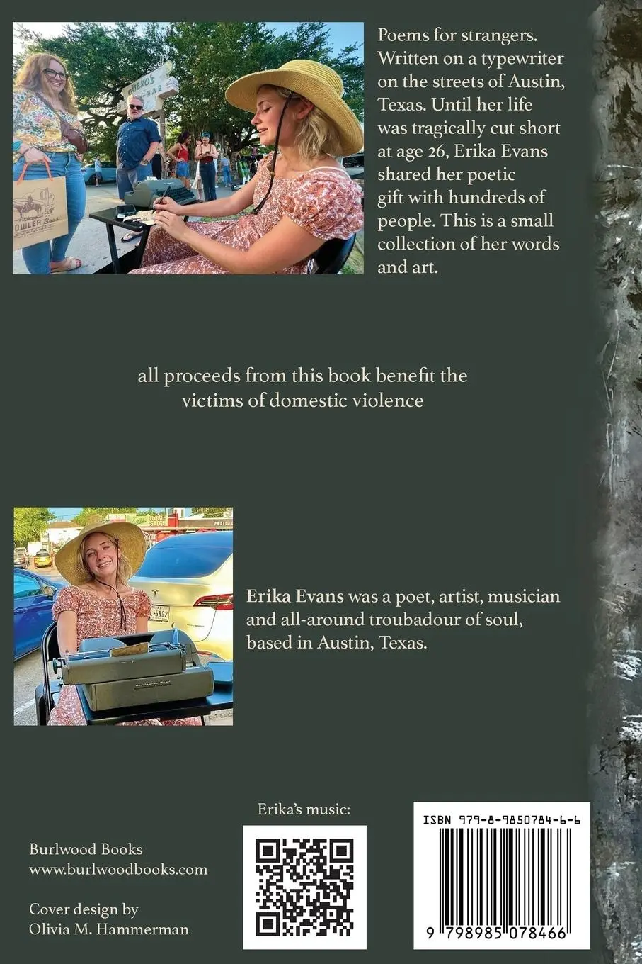 Rückseite: 9798985078466 | allowing for time | Erika Evans | Taschenbuch | Englisch | 2023