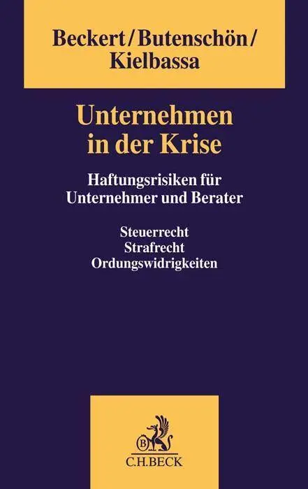 Cover: 9783406798566 | Unternehmen in der Krise | Manuela Beckert (u. a.) | Taschenbuch | XXX