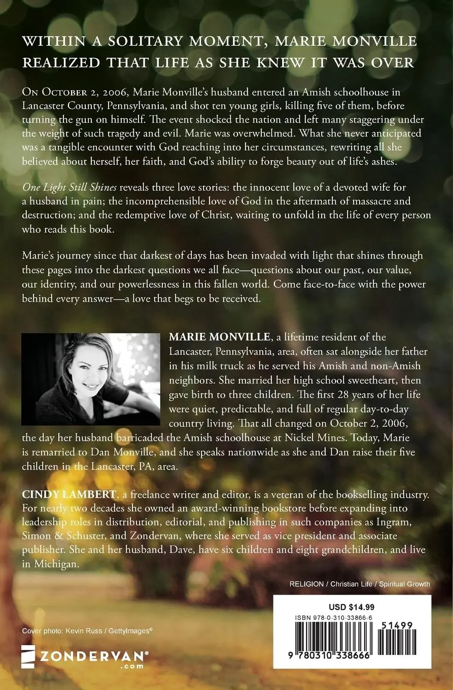 Rückseite: 9780310338666 | One Light Still Shines | Marie Monville | Taschenbuch | Englisch