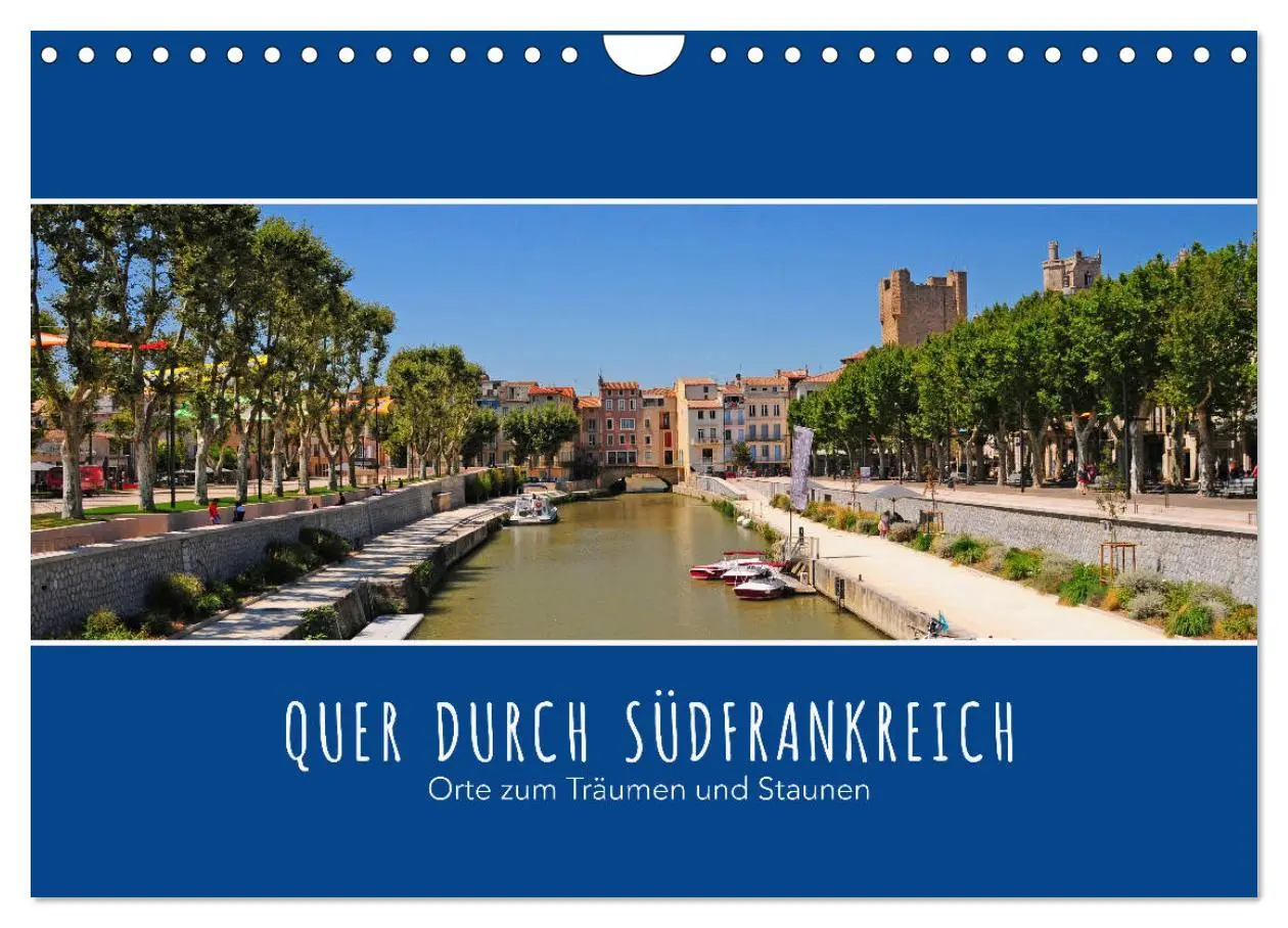 Cover: 9783457278666 | Quer durch Südfrankreich (Wandkalender 2026 DIN A4 quer), CALVENDO...
