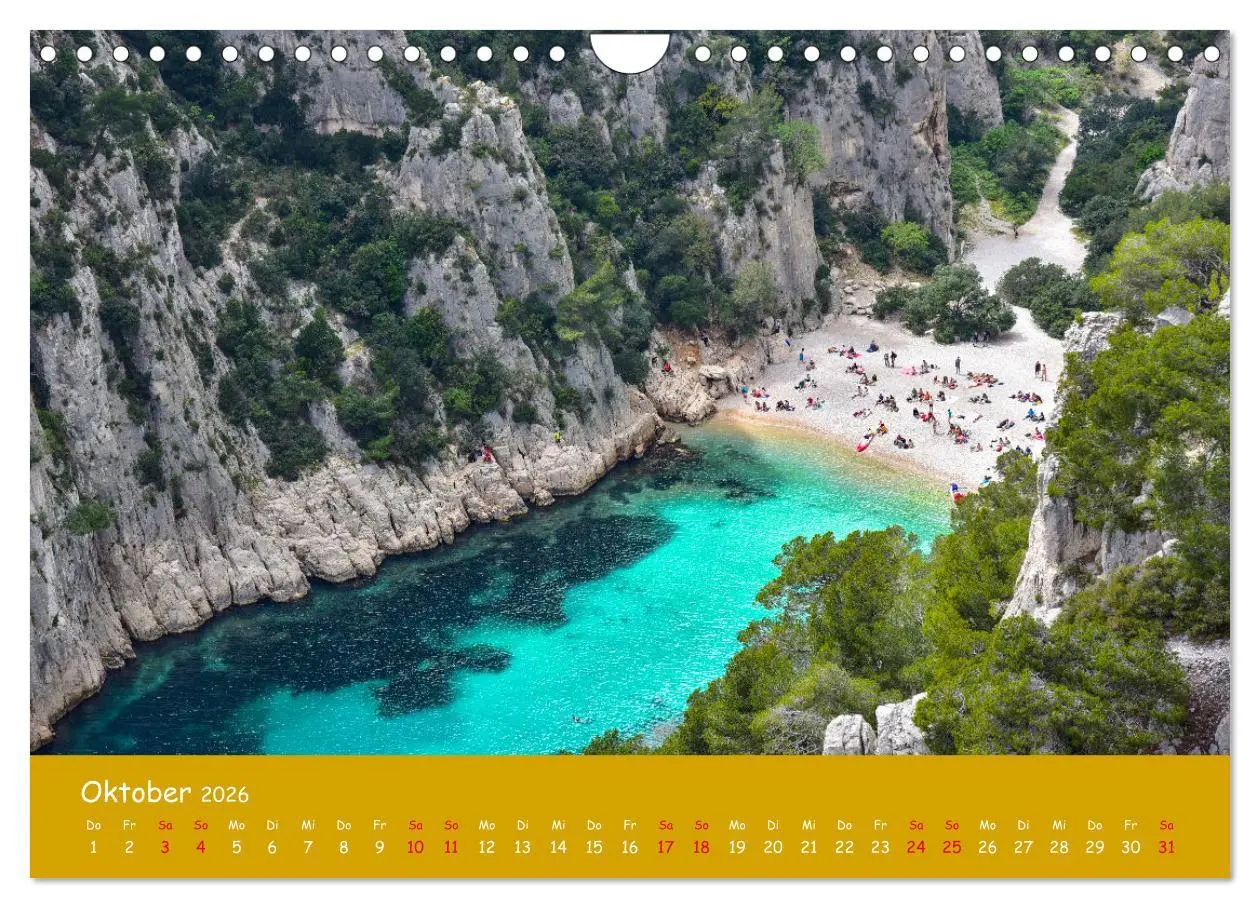 Bild: 9783457278666 | Quer durch Südfrankreich (Wandkalender 2026 DIN A4 quer), CALVENDO...