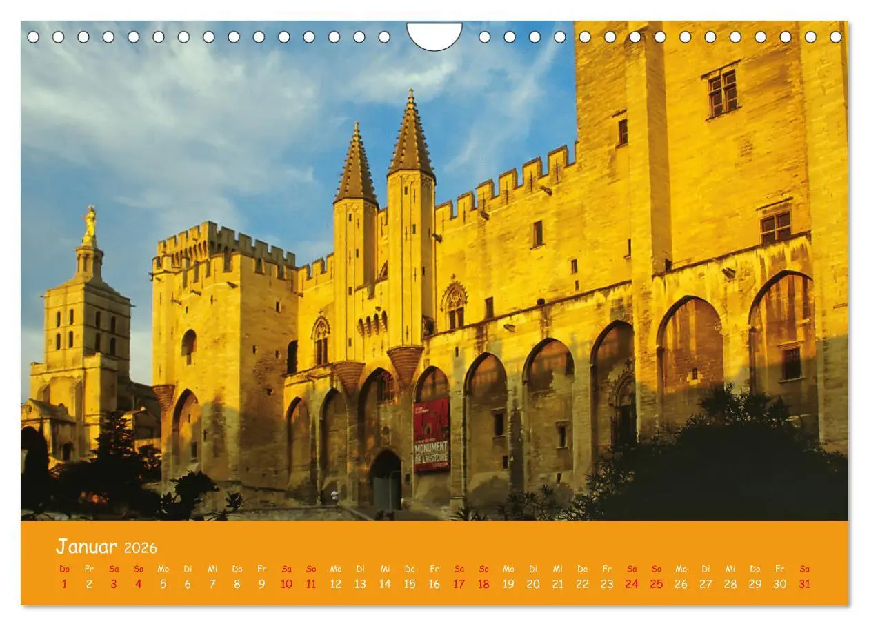 Bild: 9783457278666 | Quer durch Südfrankreich (Wandkalender 2026 DIN A4 quer), CALVENDO...