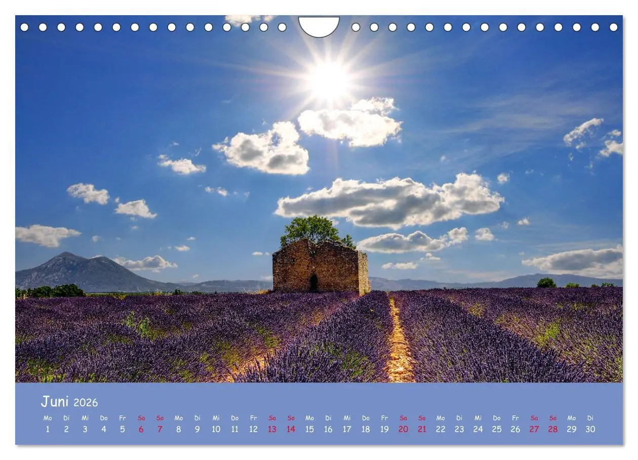 Bild: 9783457278666 | Quer durch Südfrankreich (Wandkalender 2026 DIN A4 quer), CALVENDO...