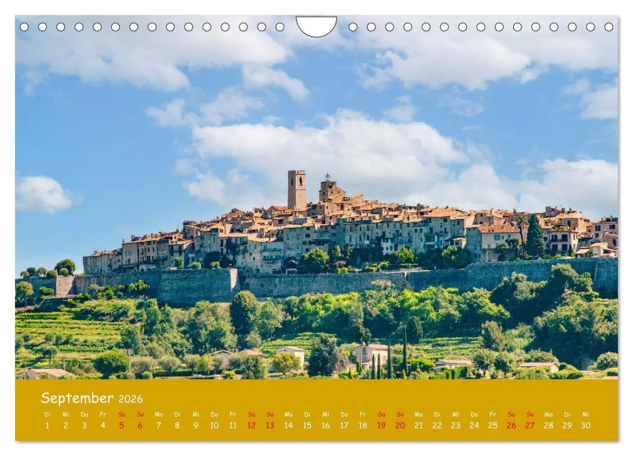 Bild: 9783457278666 | Quer durch Südfrankreich (Wandkalender 2026 DIN A4 quer), CALVENDO...