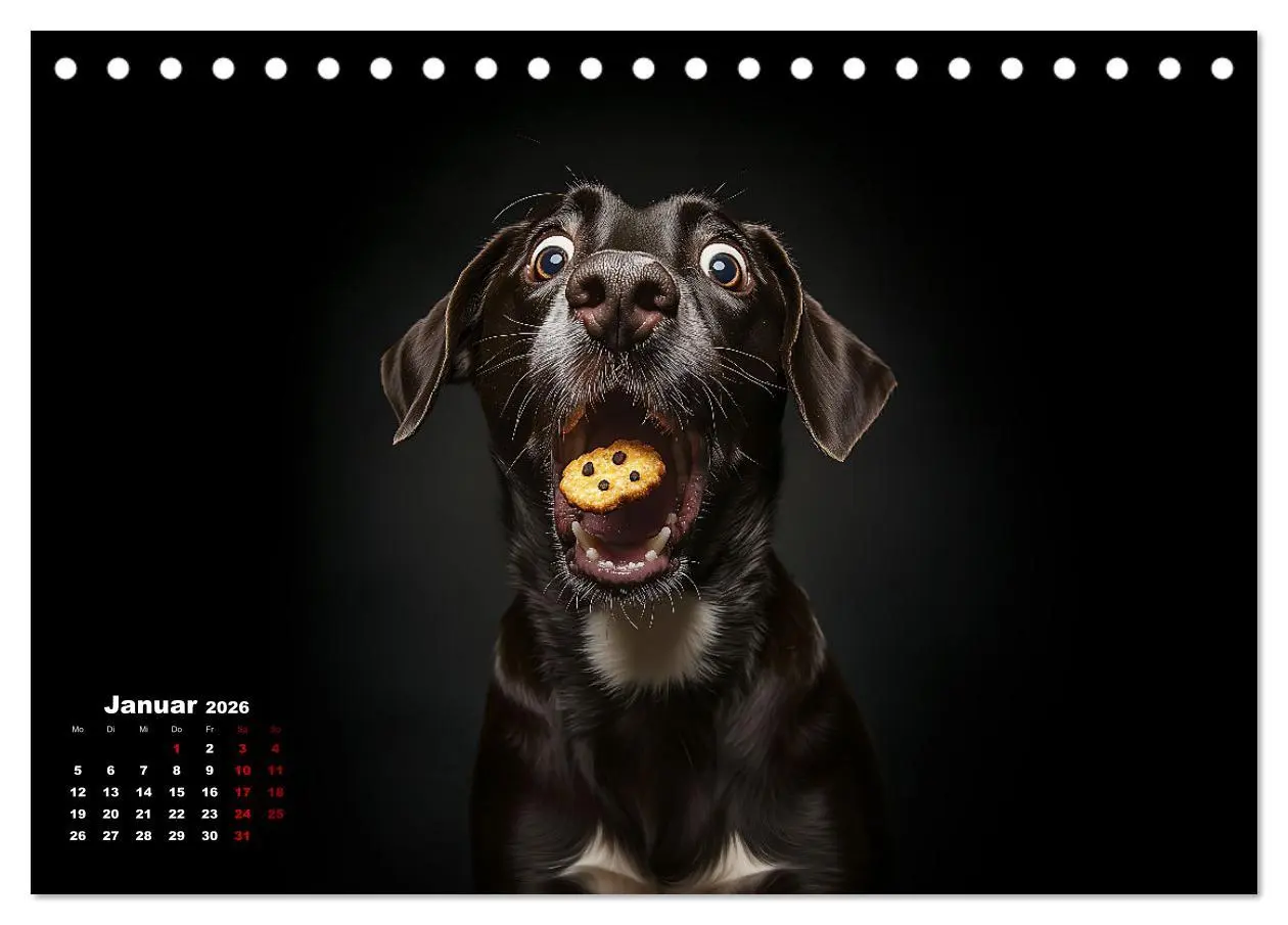 Bild: 9783457348666 | Leckerchen! (Tischkalender 2026 DIN A5 quer), CALVENDO Monatskalender