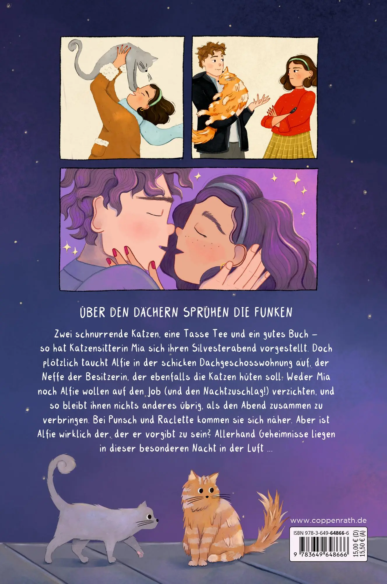 Rückseite: 9783649648666 | Cat People | Eine Lovestory (Graphic Novel) | Lea Melcher | Buch