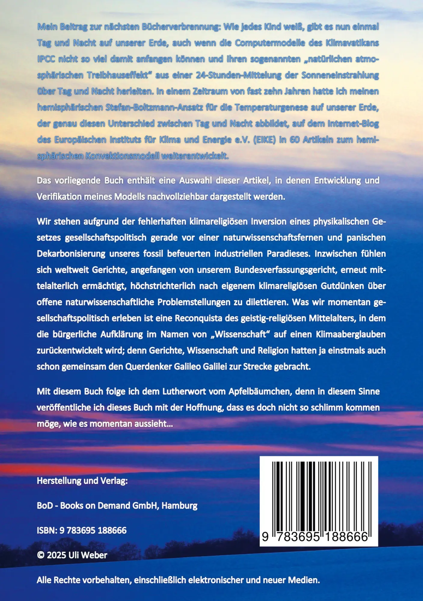Rückseite: 9783695188666 | Mein Beitrag zur nächsten Bücherverbrennung | Uli Weber | Taschenbuch