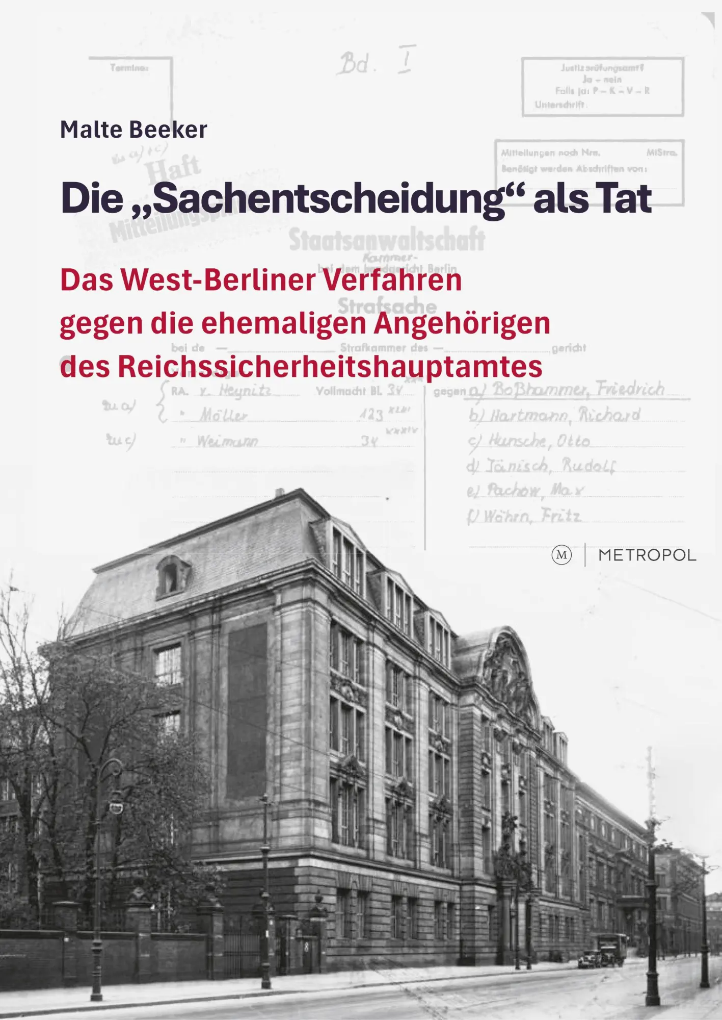 Cover: 9783863318666 | Die "Sachentscheidung" als Tat | Malte Beeker | Buch | 576 S. | 2026