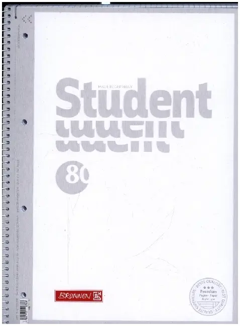Cover: 4061947118766 | Collegeblock A4 white Lin. 28 | 2025 | Brunnen | EAN 4061947118766