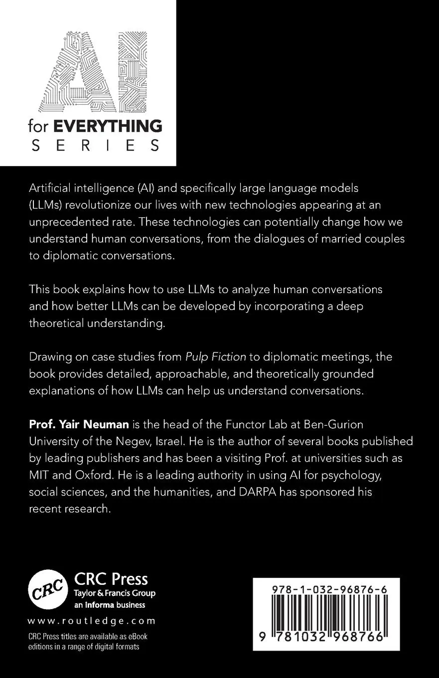 Rückseite: 9781032968766 | AI for Understanding Human Conversations | Yair Neuman | Taschenbuch