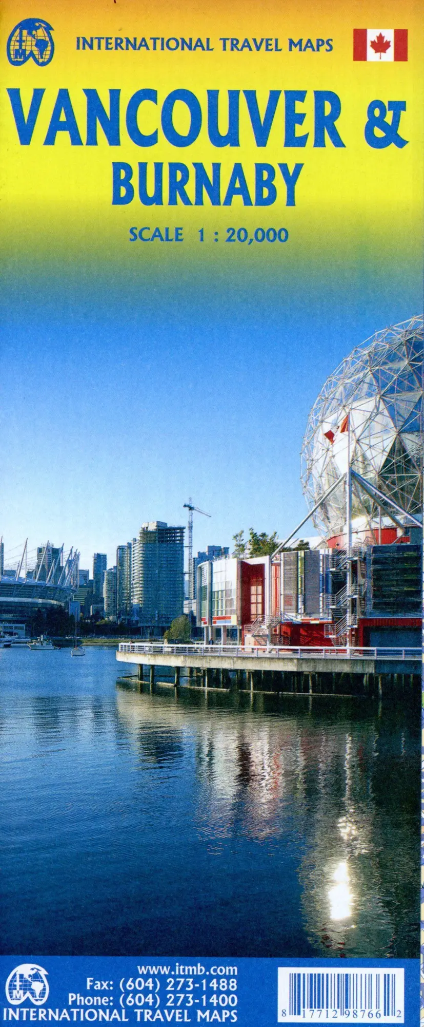 Cover: 9781771298766 | Burnaby &amp; Vancouver | 1:20000 | (Land-)Karte | Gefalzt | Englisch