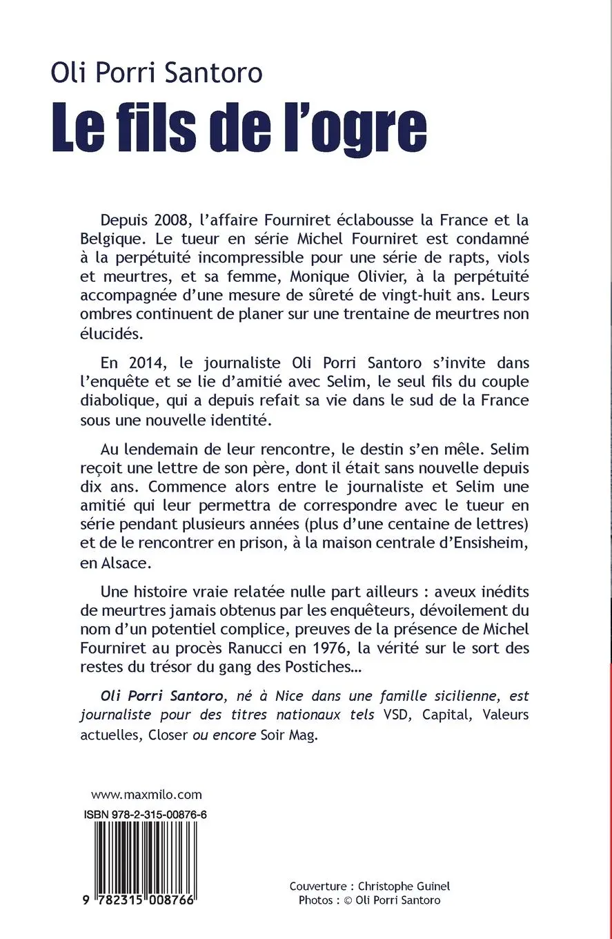 Rückseite: 9782315008766 | Le fils de l'ogre | Oli Porri Santoro | Taschenbuch | Französisch