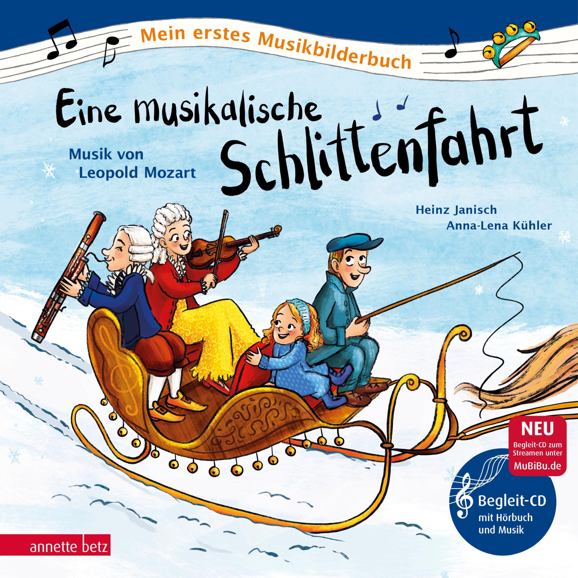 Cover: 9783219118766 | Eine musikalische Schlittenfahrt (Mein erstes Musikbilderbuch mit...