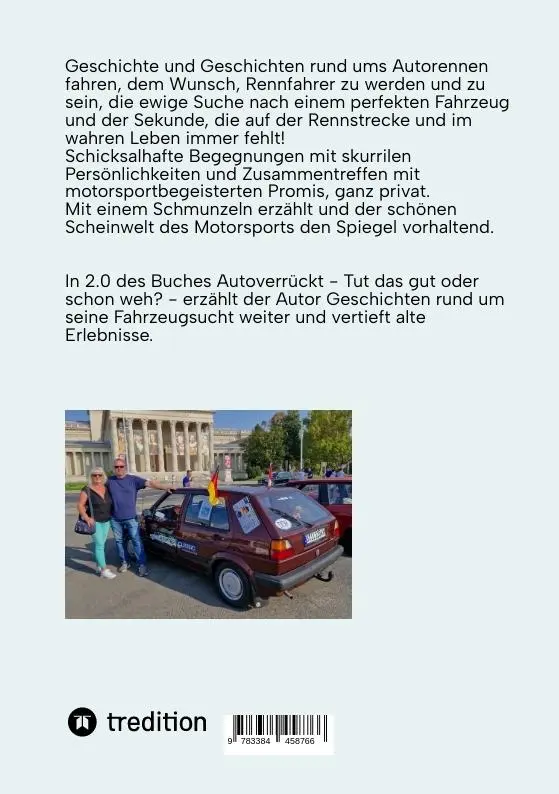 Rückseite: 9783384458766 | Autoverrückt - Tut das gut oder schon weh? | 2.0 | Liebkopf (u. a.)