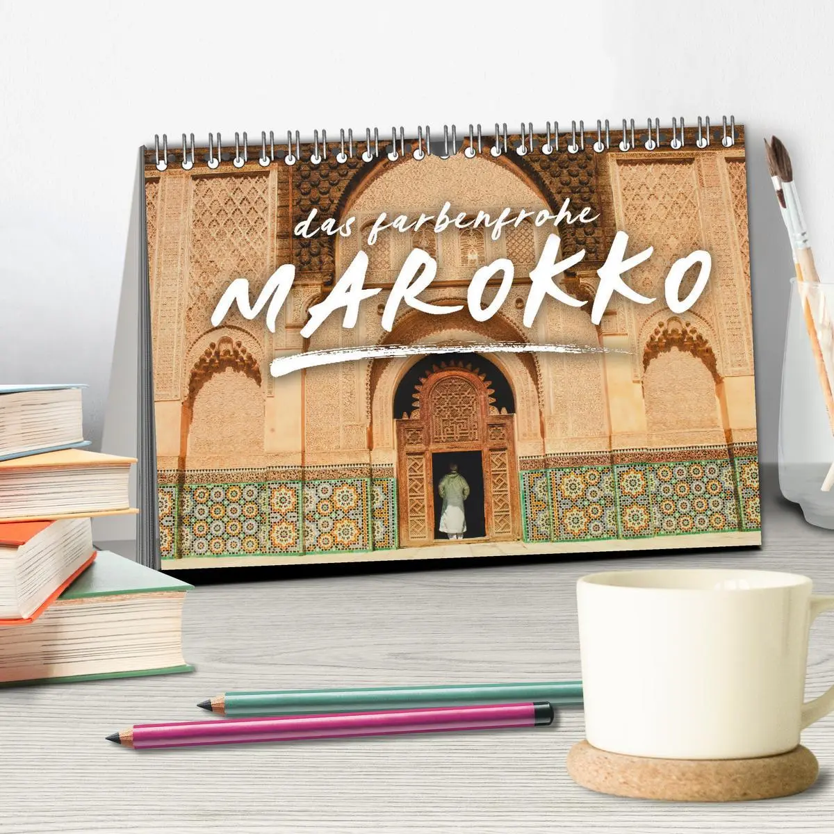 Bild: 9783457718766 | Das farbenfrohe Marokko (Tischkalender 2026 DIN A5 quer), CALVENDO...