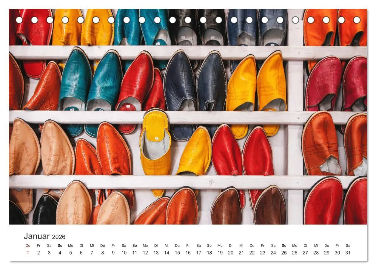 Bild: 9783457718766 | Das farbenfrohe Marokko (Tischkalender 2026 DIN A5 quer), CALVENDO...
